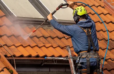 Démoussage et hydrofuge de toiture à Auzon